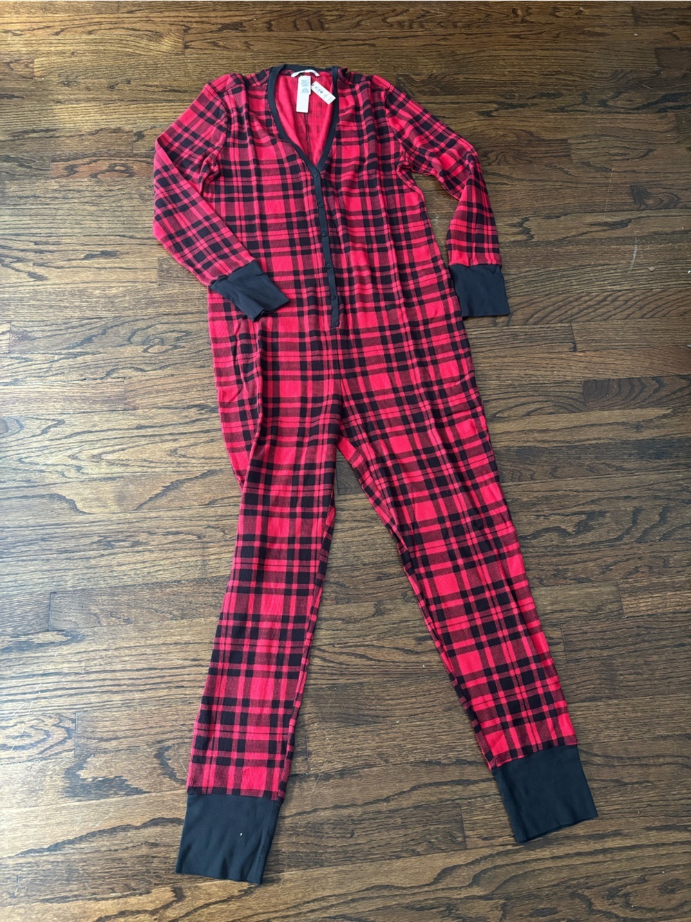 NWT Victora’s Secret Plaid Pajama‎ Onsie